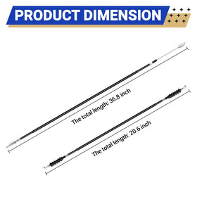 Drive Up Kawasaki FE290 cable kit compatible with Club Car DS 2004+