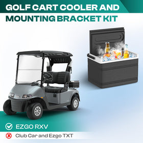 Includes everything for easy on/off use on EZGO RXV.