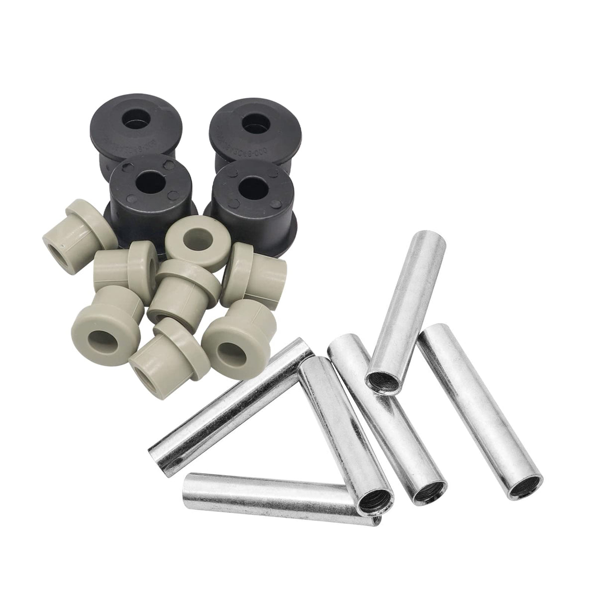 Drive Up large rubber bushings for durable rear suspension support.