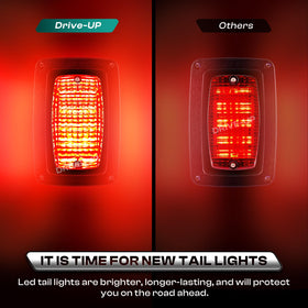 Drive Up LED tail light kit 3-wire plug enabling brake/turn options