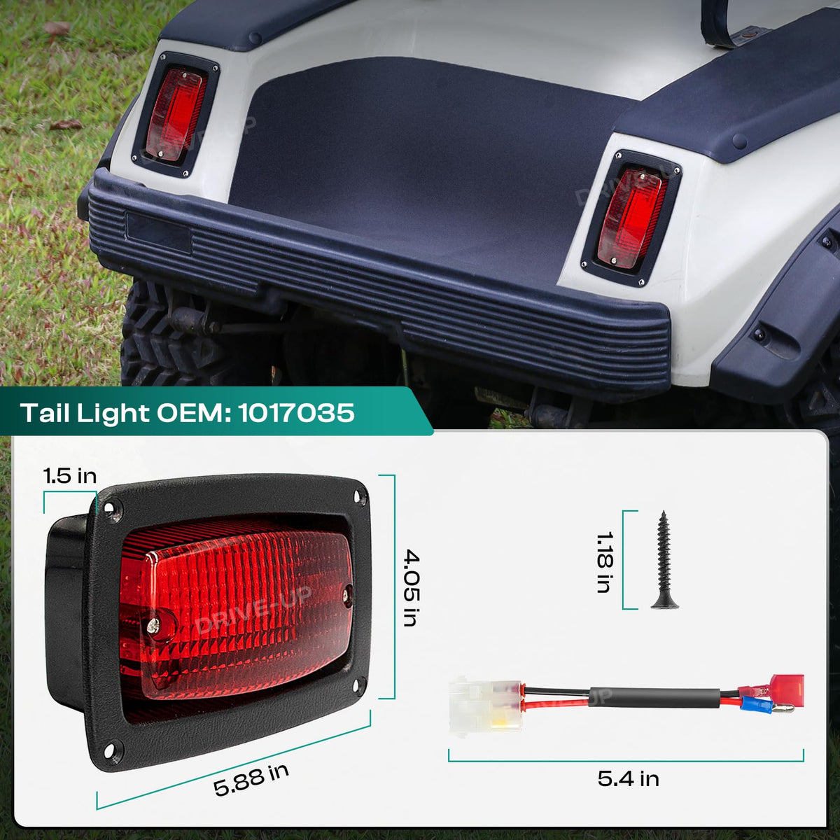 Drive Up LED tail light kit assembly ready for install
