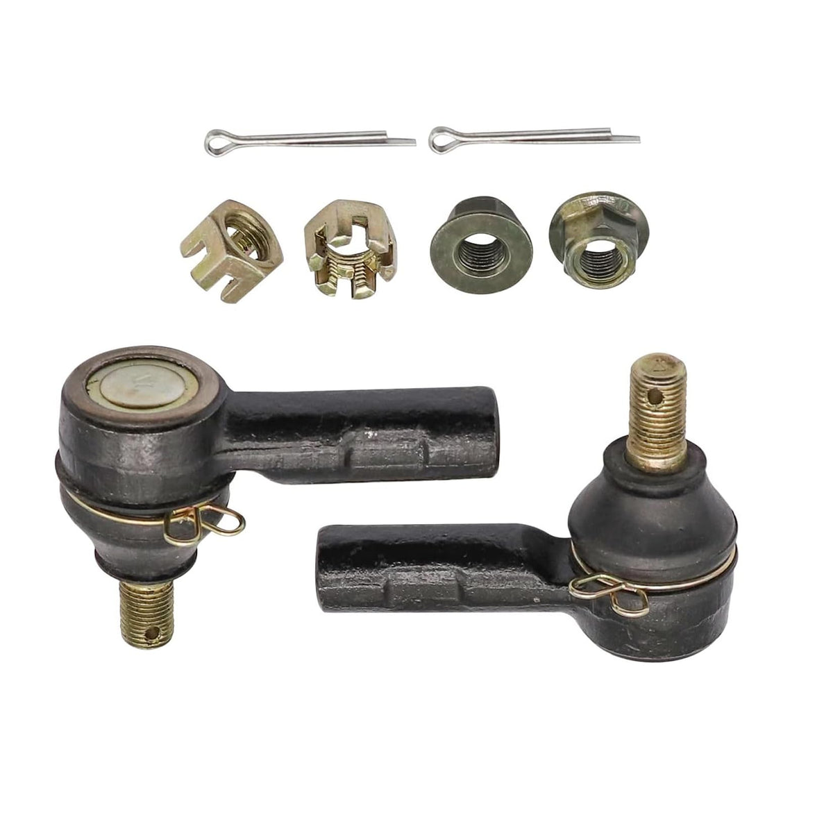 Drive Up locknut tie rod end 604614 provides secure, vibration-resistant installation.