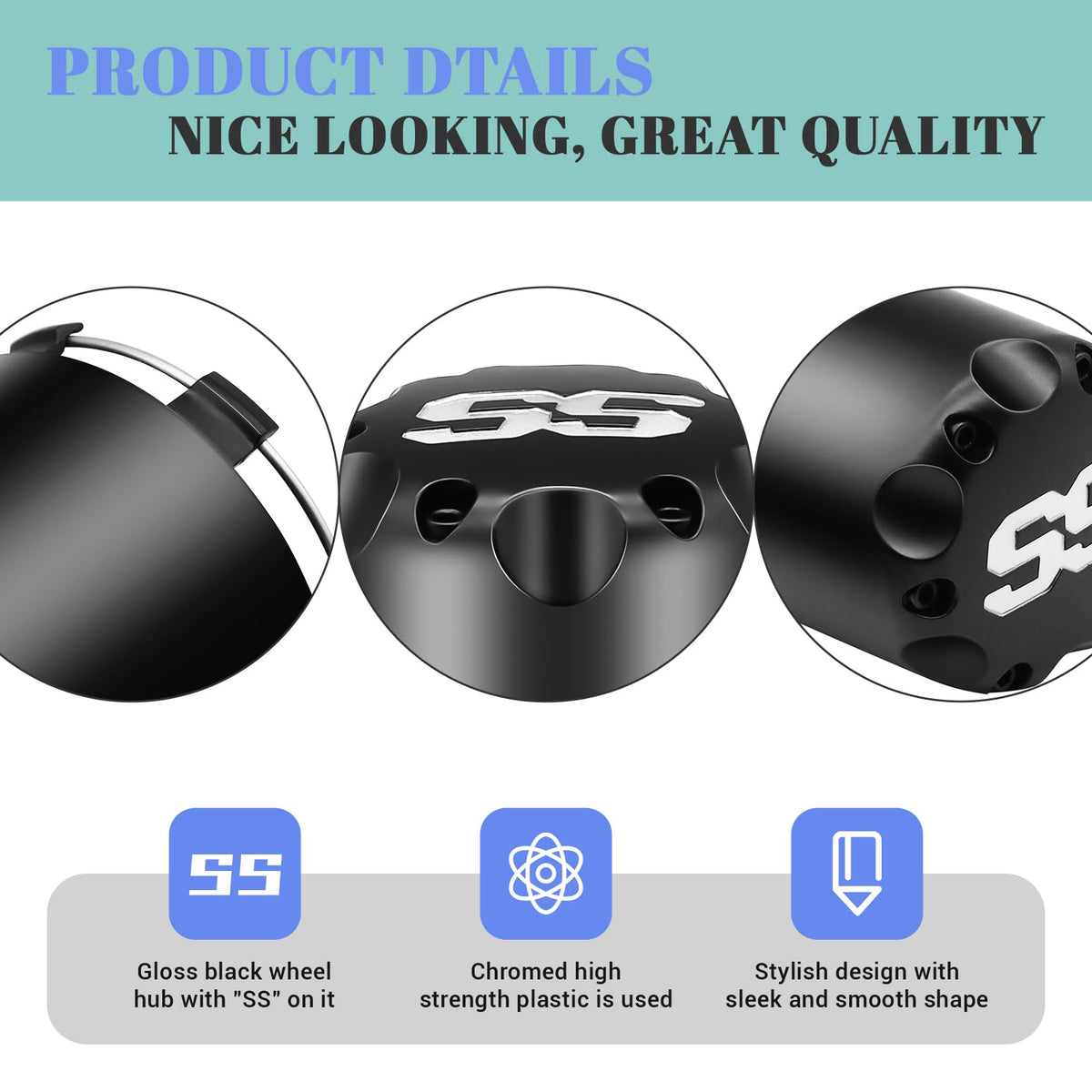 DRIVE UP lug nuts chrome finish provide strong hold and corrosion resistance