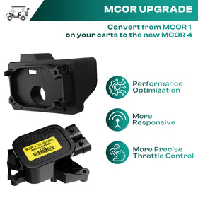 DRIVE UP MCOR4 throttle potentiometer closeup highlights precise operation and smooth throttle.