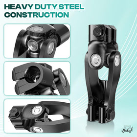 DRIVE UP metal steering lower yoke packaging for quick install.
