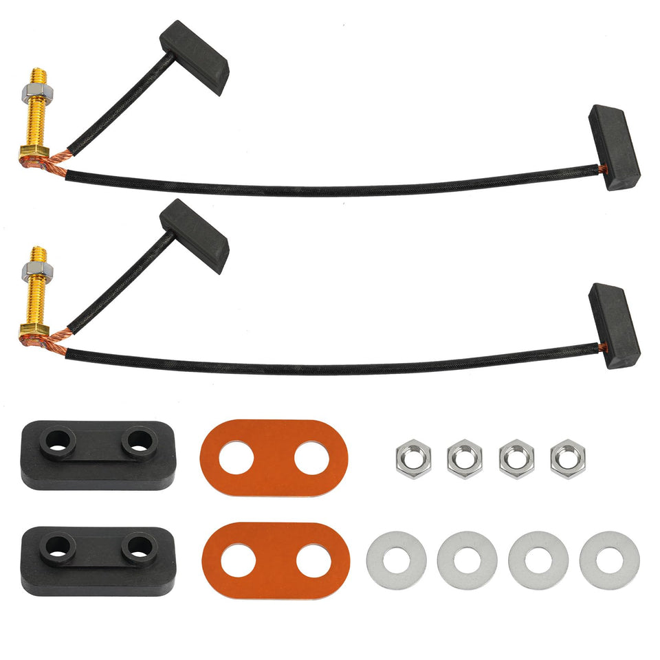 Drive Up motor brush kit for Club Car 1994+ with 36/48V compatibility.