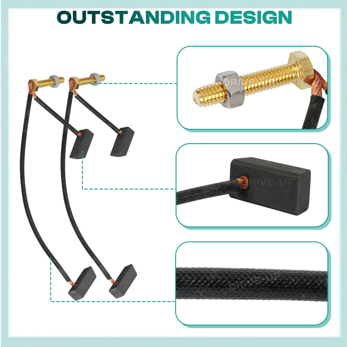 Drive Up Yamaha G8/G9/G14/G16 brush kit supports 36V and 48V systems.