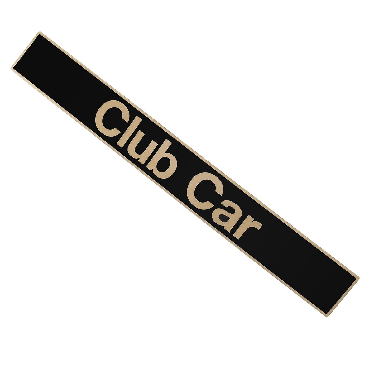 Close-up of the black-gold finish adds a premium look to your golf cart.