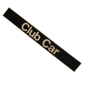 Close-up of the black-gold finish adds a premium look to your golf cart.