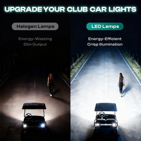 Drive Up night driving with efficient lighting for golf carts.