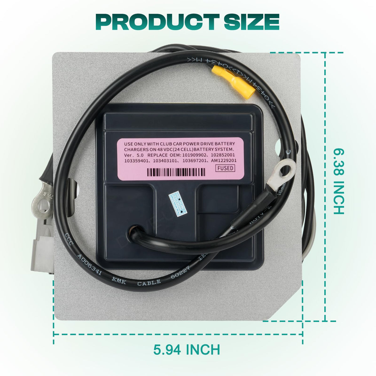 DRIVE UP OBC packaging with OEM numbers 101909902 AM1229201