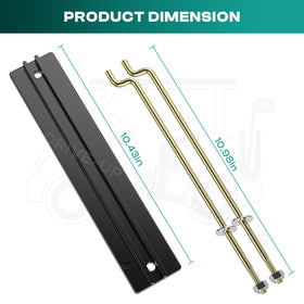 Drive Up OEM 101090801 plate and rods included for secure installation.