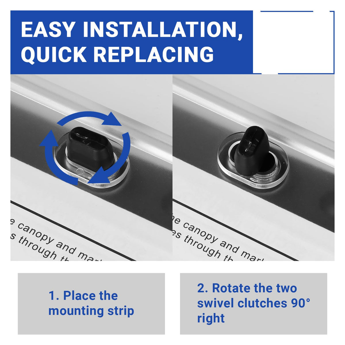 Drive Up replacement strip for Club Car Onward with secure fit