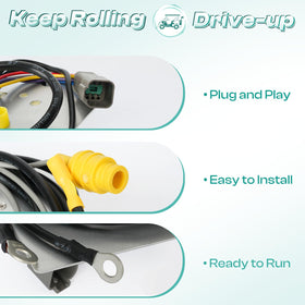 DRIVE UP on-board computer with square 6-pin plug ensures easy OEM fit