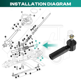 Drive Up packaging image shows one outer ball joint included.
