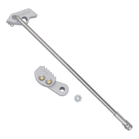 Drive Up park brake latch kit, front angle view, fits Club Car DS for secure parking.