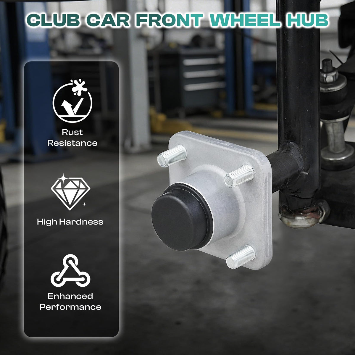 Drive Up plastic dust cover included with Club Car Tempo hub