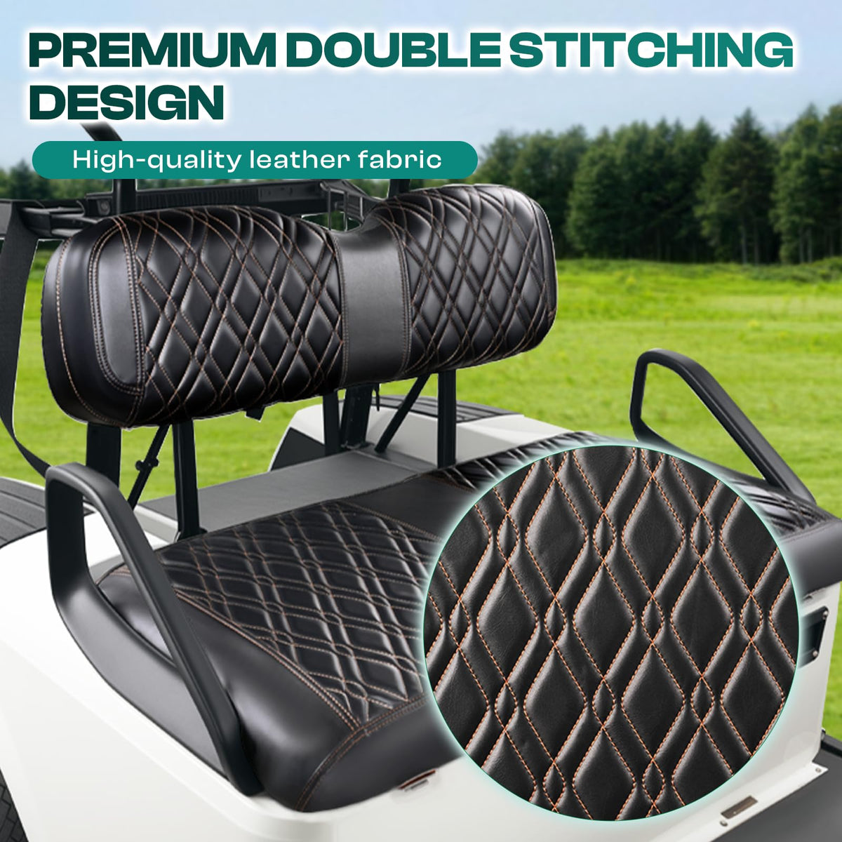Drive Up PVC seat cover with soft-touch finish for everyday use