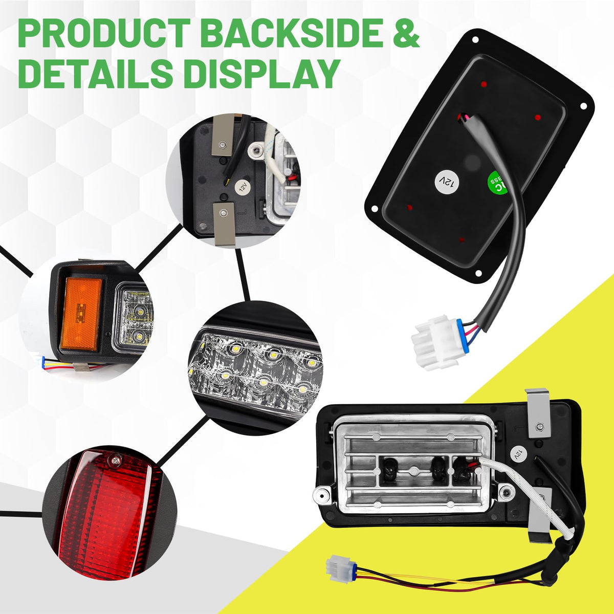 DRIVE UP road-legal LED kit enhances street-legal lighting for golf carts.