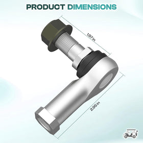 Drive Up two-piece tie rod end kit with self-hold nuts.