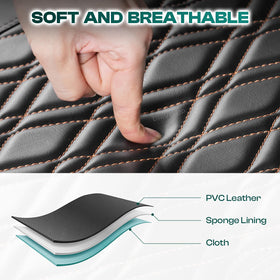 Drive Up waterproof PVC material keeps seats dry and easy to wipe