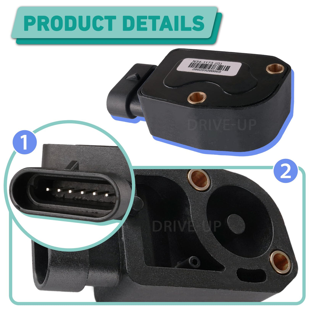 Drive Up ST4.8x30 screws for secure mounting