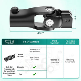 DRIVE UP steering lower yoke installation guide helps DIY repairs.
