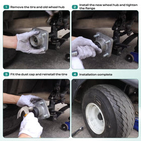 DRIVE UP Tempo hub designed for gas or electric models installation-ready.