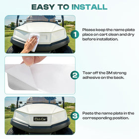 Drive Up tempo name plate installation guide for a clean, secure swap.