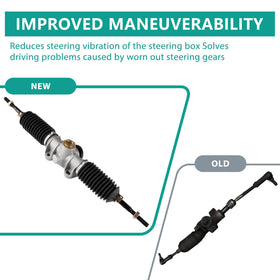 DRIVE UP Tempo steering gear box installation boosts cart control.