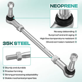 Drive Up tie rod length 9 inches supports correct alignment and fit.