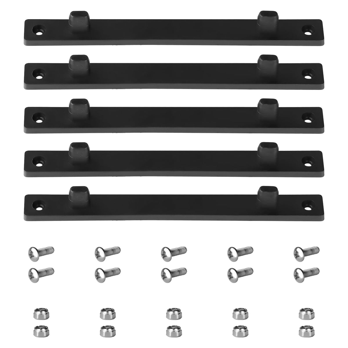 Drive Up transparent hinged strip for Club Car DS front view enabling clear messages