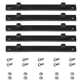 Drive Up transparent hinged strip for Club Car DS front view enabling clear messages