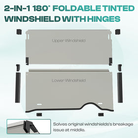 DRIVE UP UV-tinted layer blocks glare and reduces sun interference.