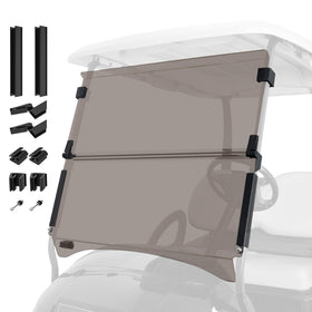 DRIVE UP Club Car Precedent windshield with tinted foldable design for wind protection