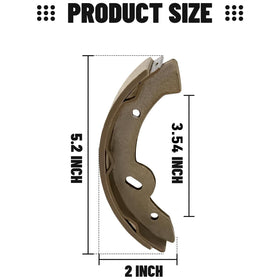 Drive Up Workhorse brake shoes provide steady stopping power for daily use