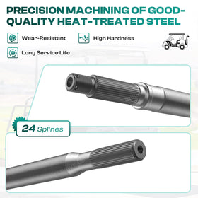 DRIVE UP Yamaha axle shaft G16–G27 fit, long 23-1/4 inches for precise replacement.