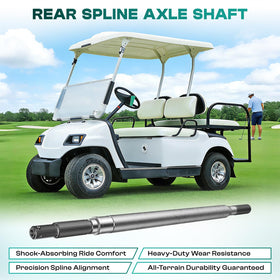 All-in-one axle parts kit included for easy replacement and setup.