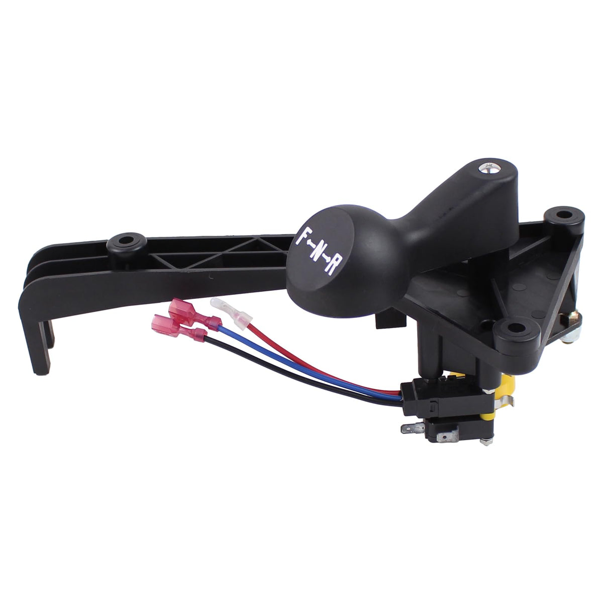 DriveFix shifter assembly side view for Club Car DS, sturdy construction.