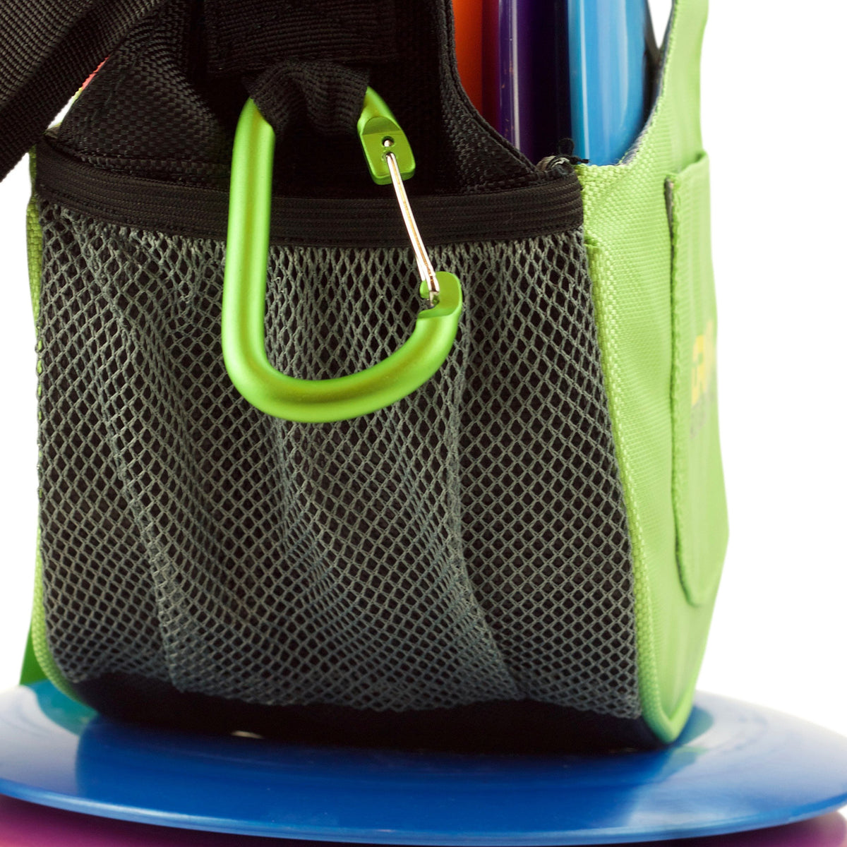 Driven Kiwi Green Slingshot in use during a round; lightweight and comfortable.