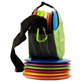 Driven Kiwi Green Slingshot offers ample storage for phone, keys, wallet.