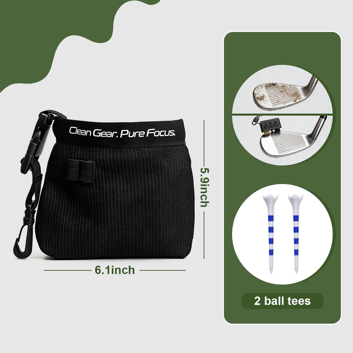 Duluvop machine-washable bag simplifies post-round cleanup