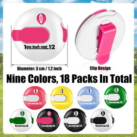 Dunzy golf score counter clip-attachment attached to glove for quick access