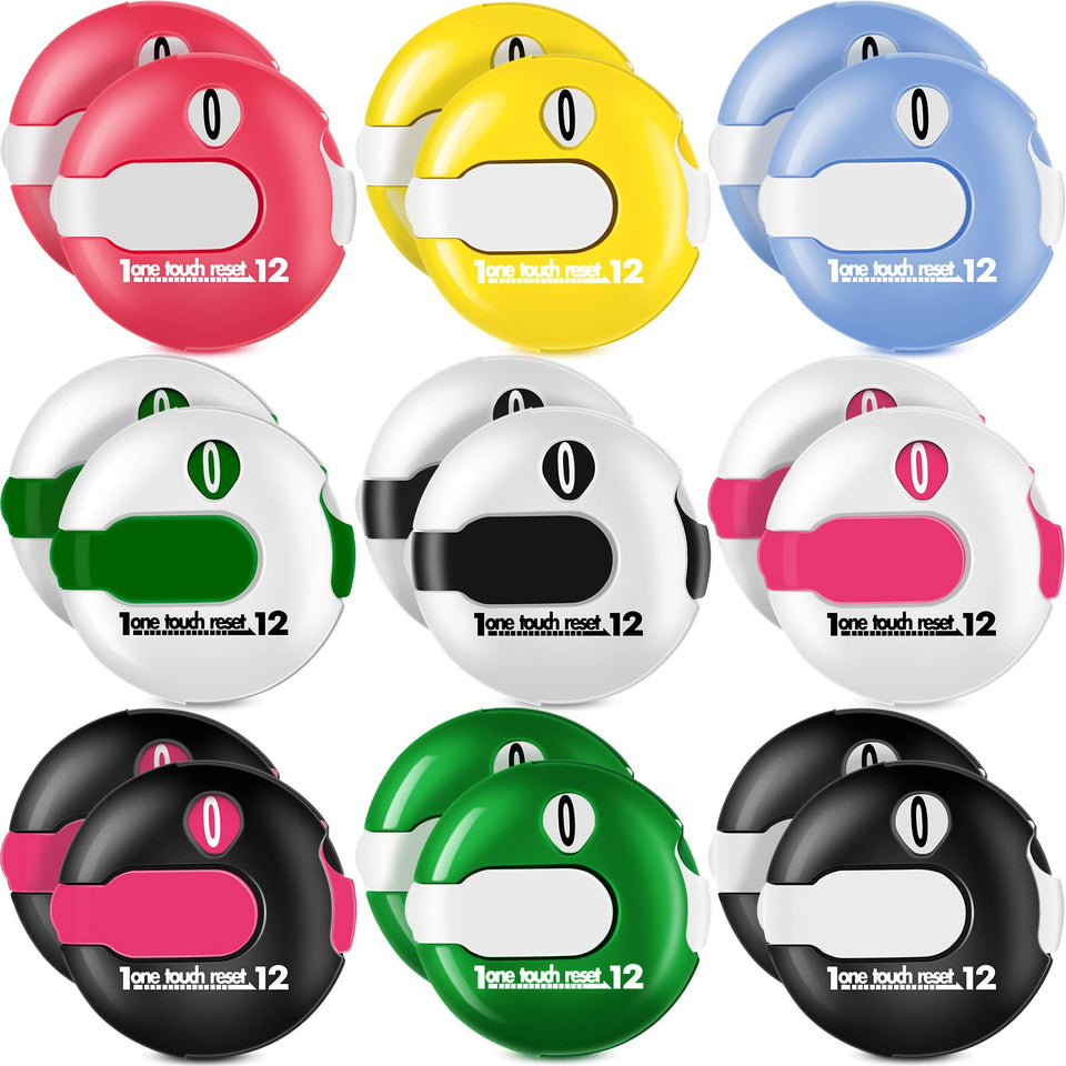 Dunzy golf score counter package with 18 pieces for easy rounds
