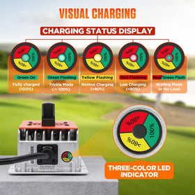 DUOYI 48V EZGO charger IP67 rating for water and dust resistance