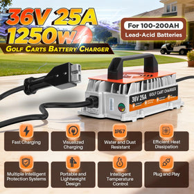 duoyi charger with sb-50 plug ready for ezgo marathon compatibility