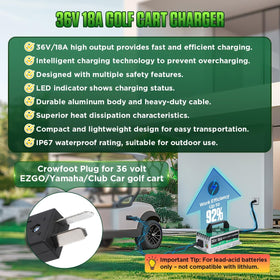 Five-level smart charging optimizes voltage and current automatically.