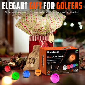 DURARANGE GlowShift ball offers soft feel and elasticity for smoother shots.
