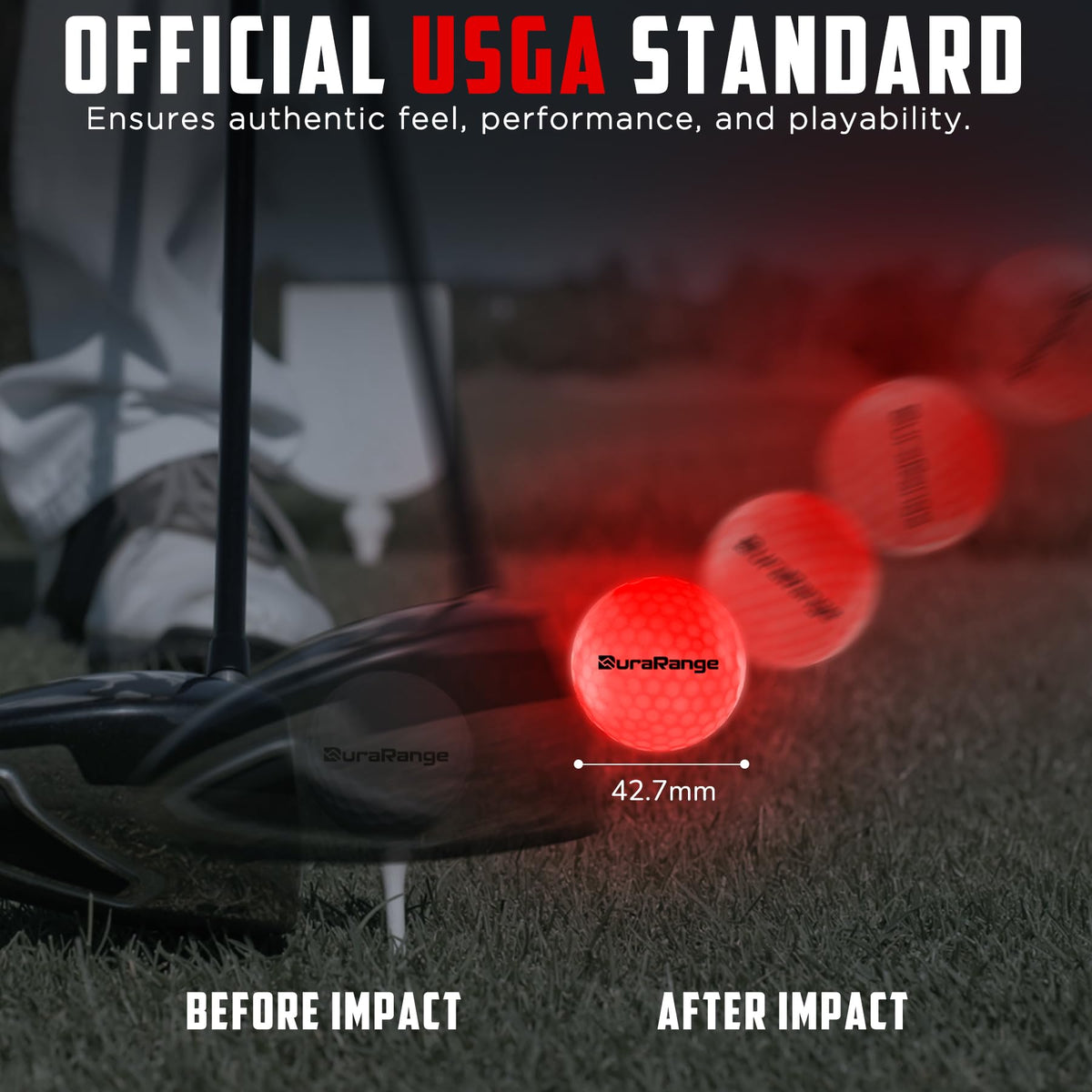 DURARANGE GlowStrike auto reset timer keeps balls glowing after each impact.