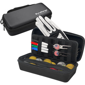 DURARANGE glove holder case with zippered mesh pocket secures up to 10 balls for easy reach